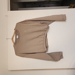 Gymshark Whitney Simmons Beige Cropped Sweatshirt